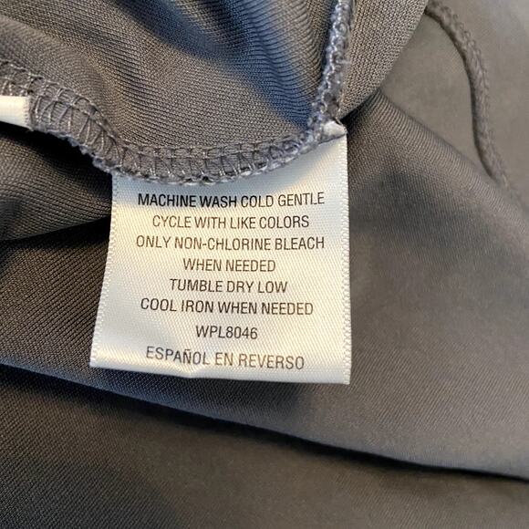 Greg Norman Tasso Ella Rapidry Sun Protected Shirt Crew Neck Gray XL - Picture 5 of 7